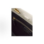 SAINT LAURENT Niki metal logo single-shoulder bag for regular women in white